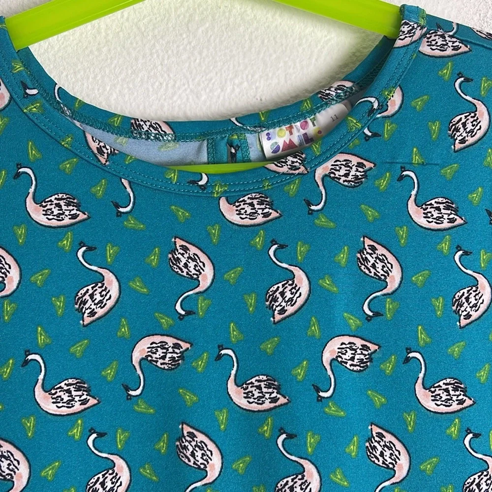 Dot Dot Smile Drop waist cap sleeve Swan dress 11